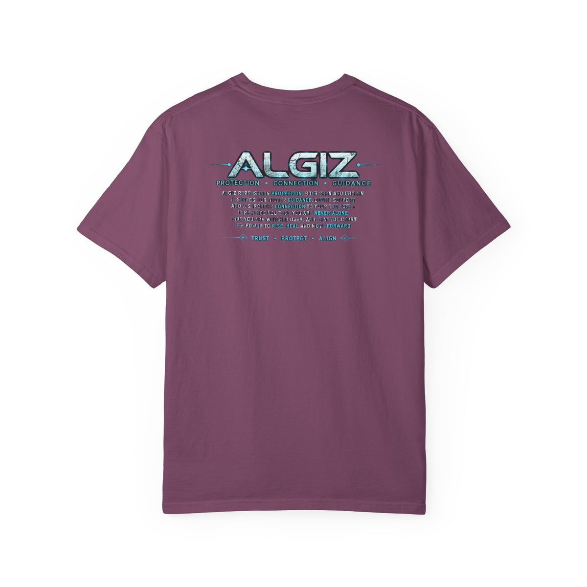 Algiz Rune Shield T-Shirt — Norse Protection Symbol Tee