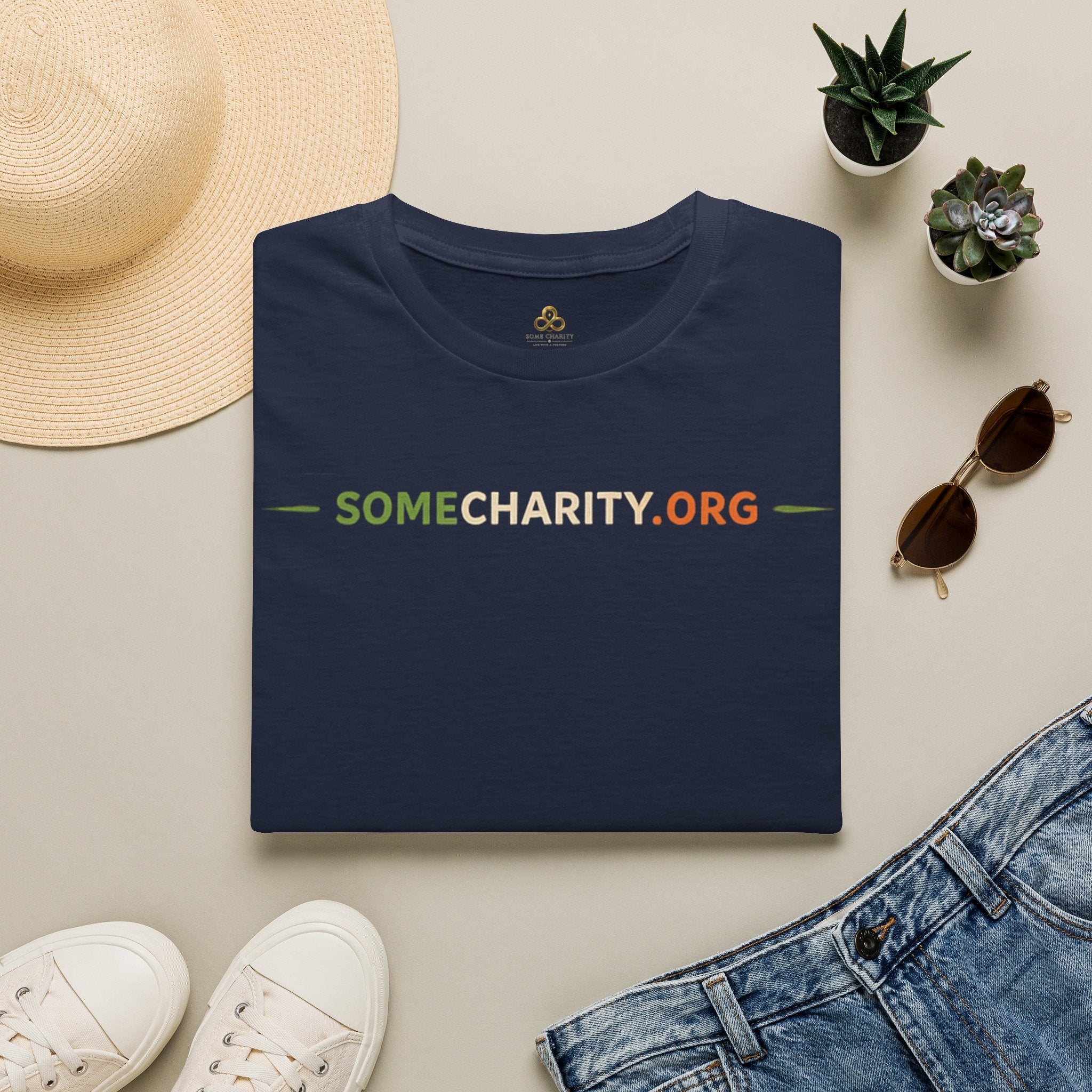 SomeCharity.org Logo T-Shirt — Charity Awareness Tee