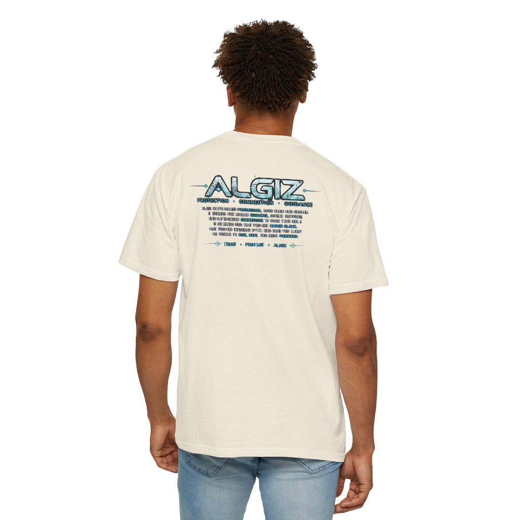 Algiz Rune Shield T-Shirt — Norse Protection Symbol Tee
