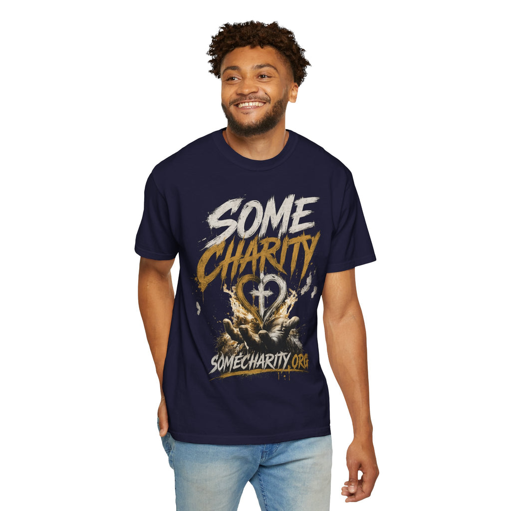 Some Charity Graphic T-Shirt — Heart Logo Fundraiser Tee