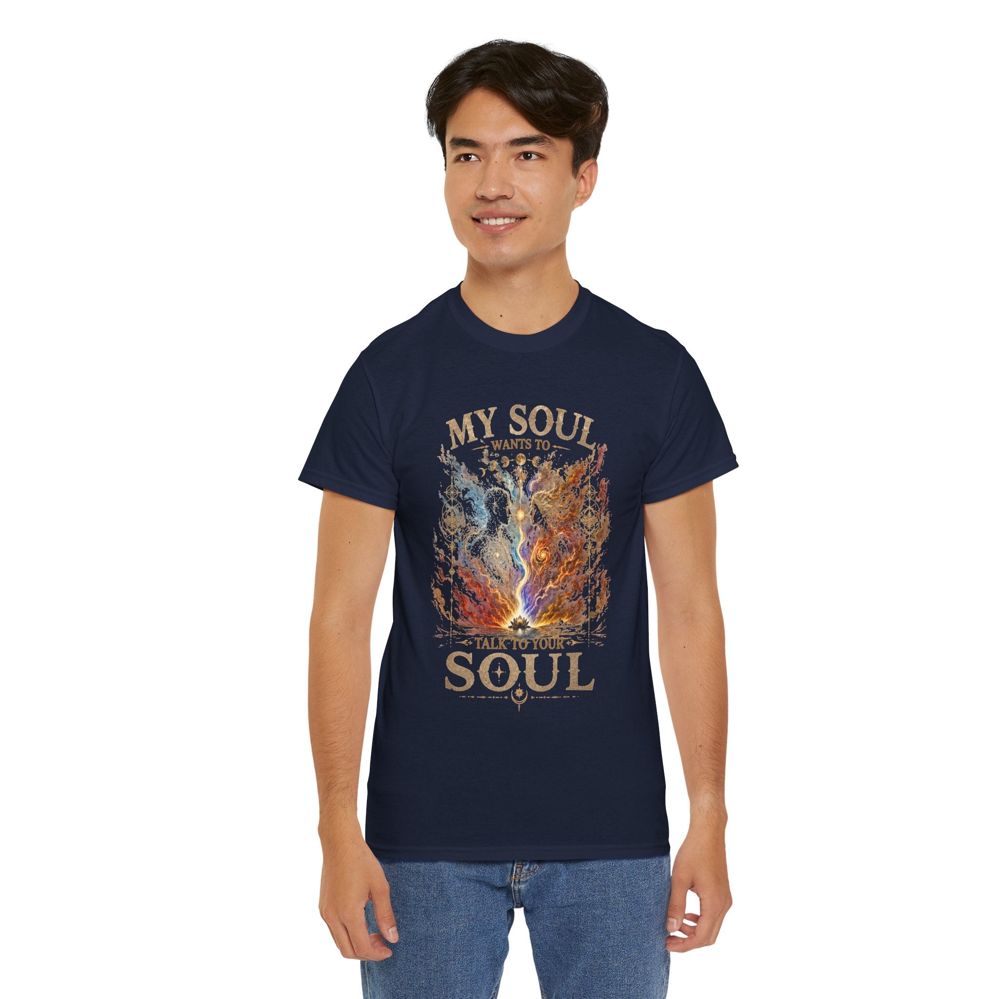 My Soul Wants To Wake My Soul T-Shirt — Spiritual Lightning Graphic Tee