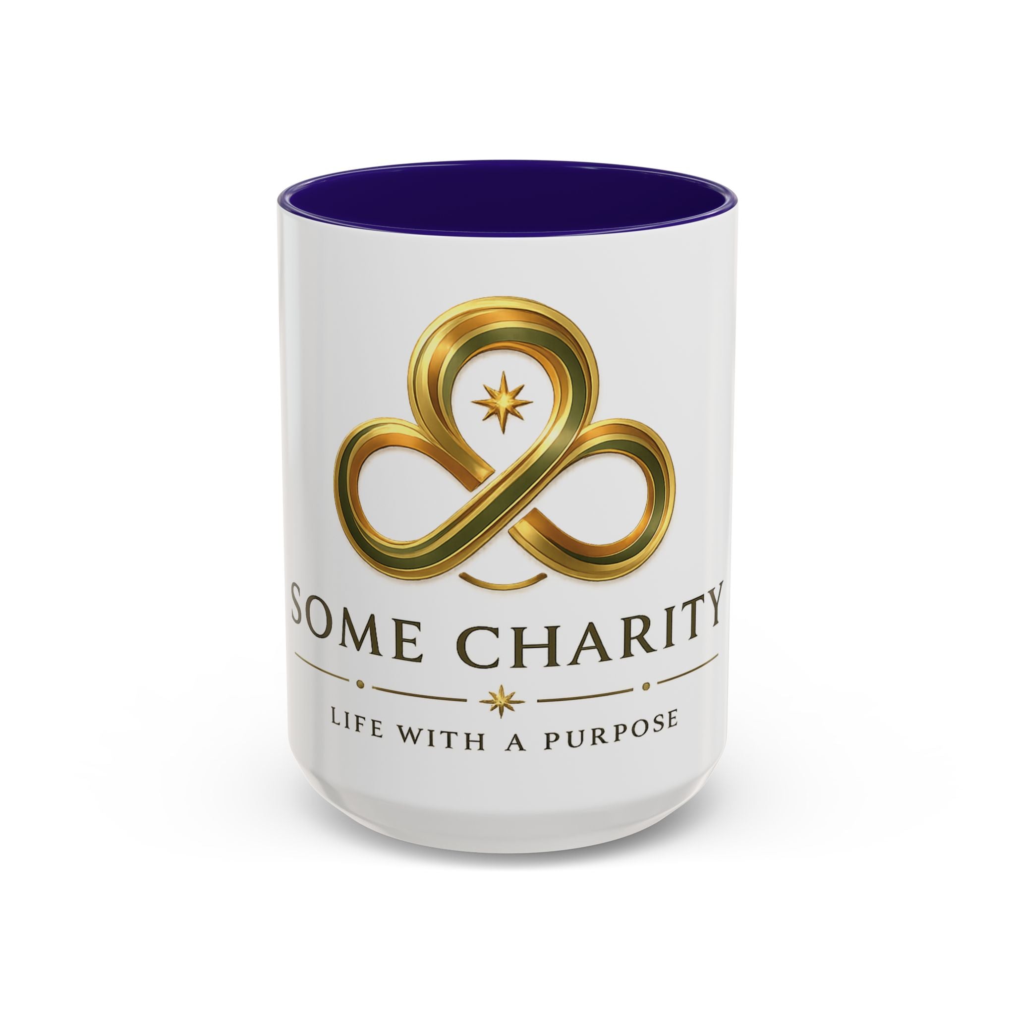 Charity Logo Coffee Mug (11oz/15oz) — 'Some Charity' Life With a Purpose
