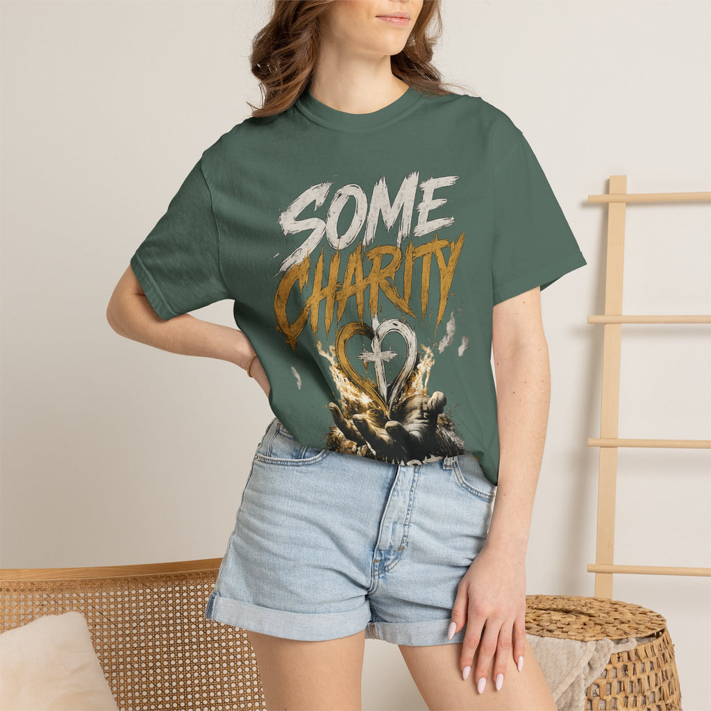 Some Charity Graphic T-Shirt — Heart Logo Fundraiser Tee