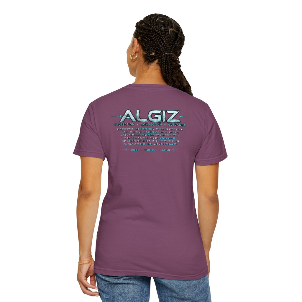 Algiz Rune Shield T-Shirt — Norse Protection Symbol Tee