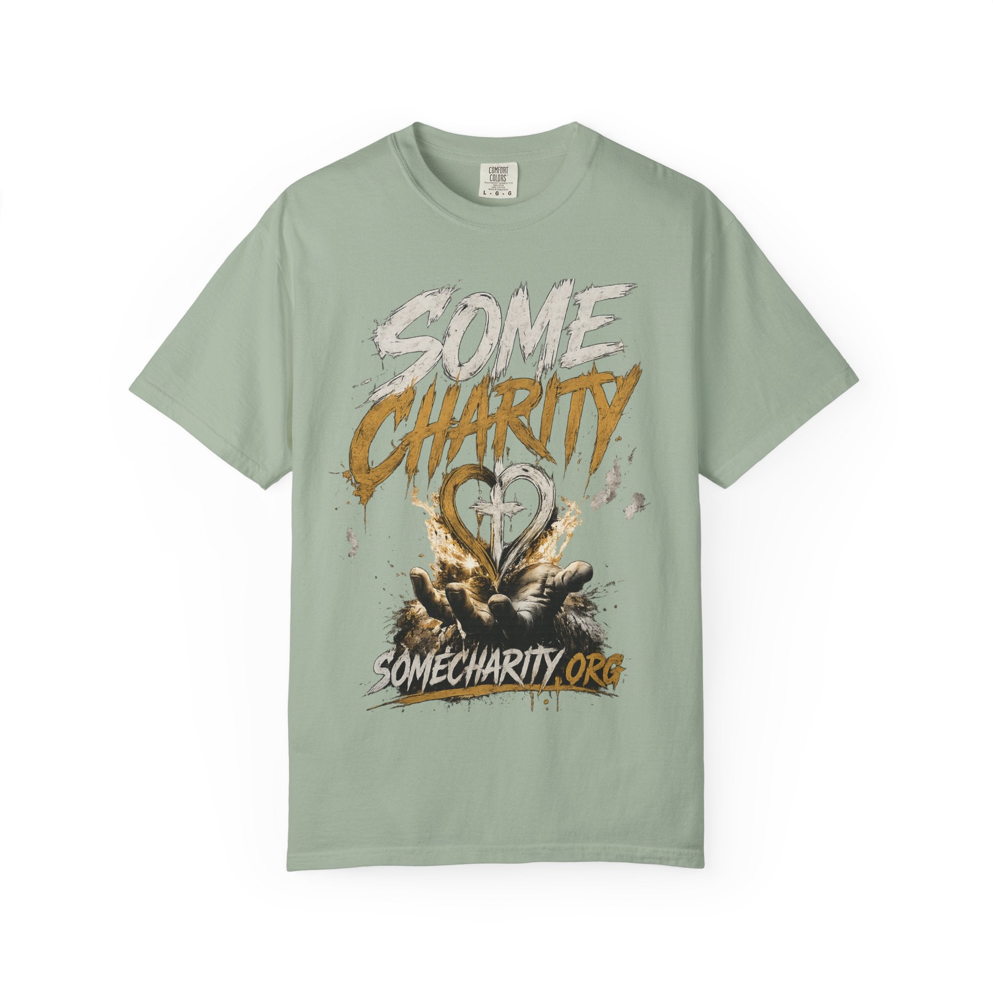 Some Charity Graphic T-Shirt — Heart Logo Fundraiser Tee
