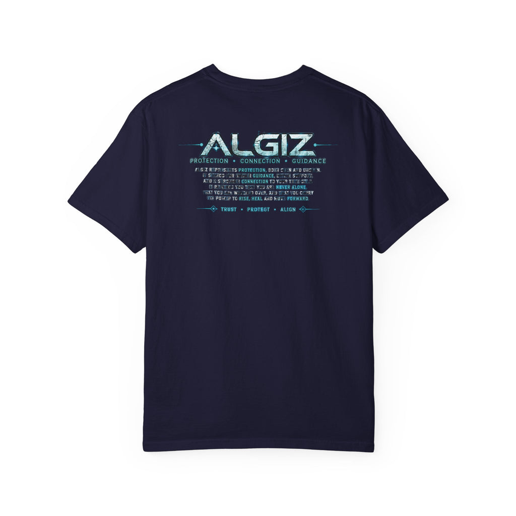 Algiz Rune Shield T-Shirt — Norse Protection Symbol Tee