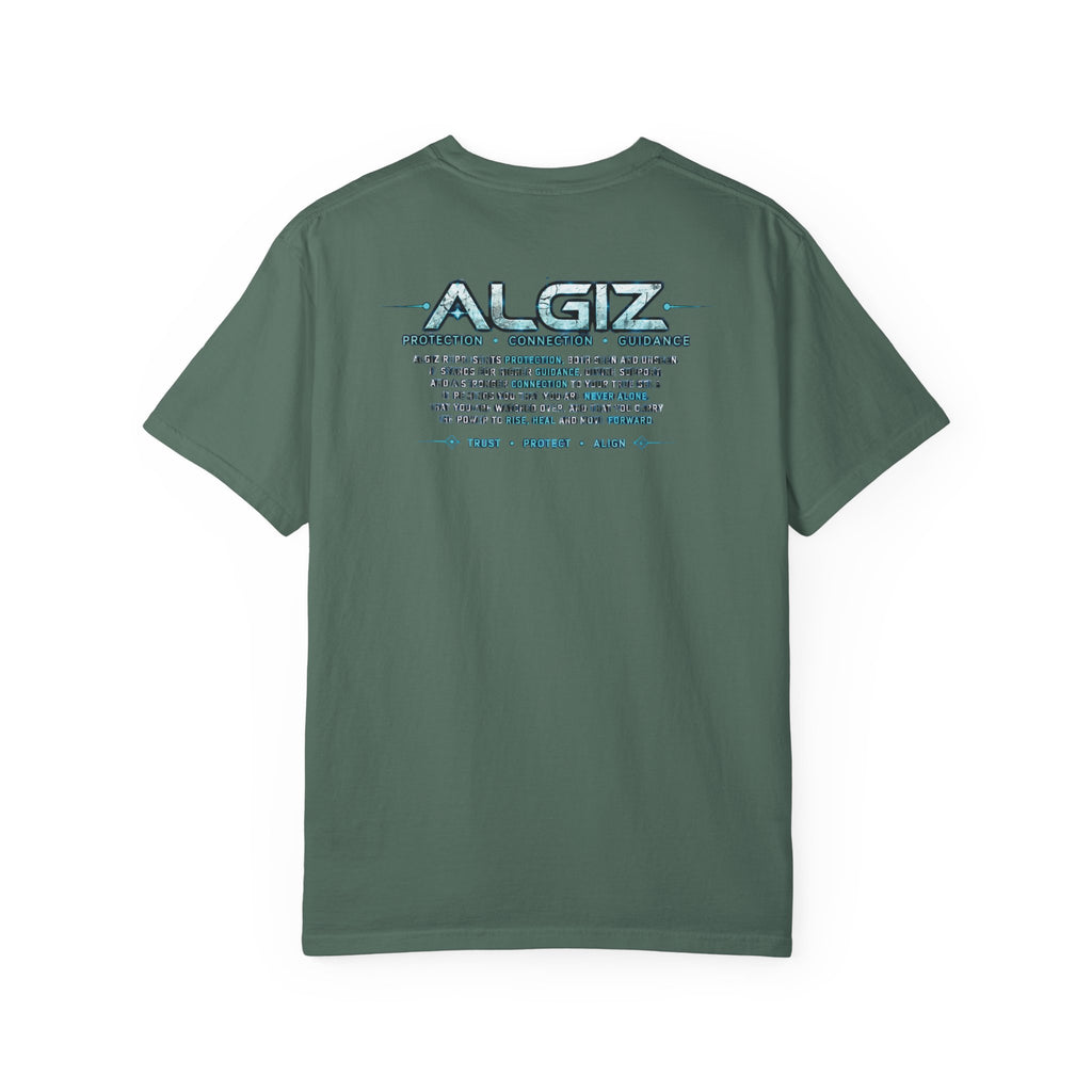 Algiz Rune Shield T-Shirt — Norse Protection Symbol Tee