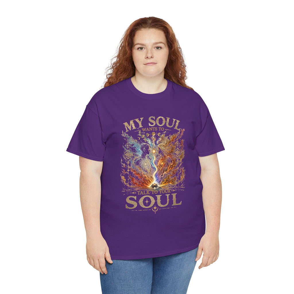 My Soul Wants To Wake My Soul T-Shirt — Spiritual Lightning Graphic Tee
