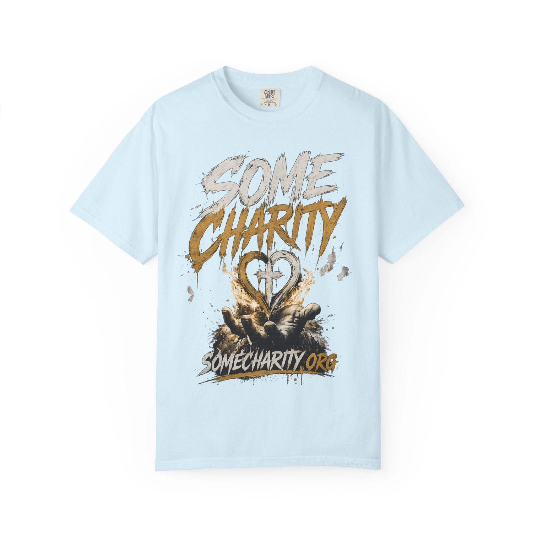 Some Charity Graphic T-Shirt — Heart Logo Fundraiser Tee