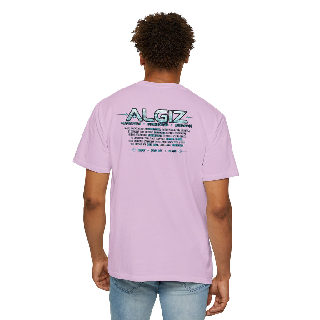 Algiz Rune Shield T-Shirt — Norse Protection Symbol Tee