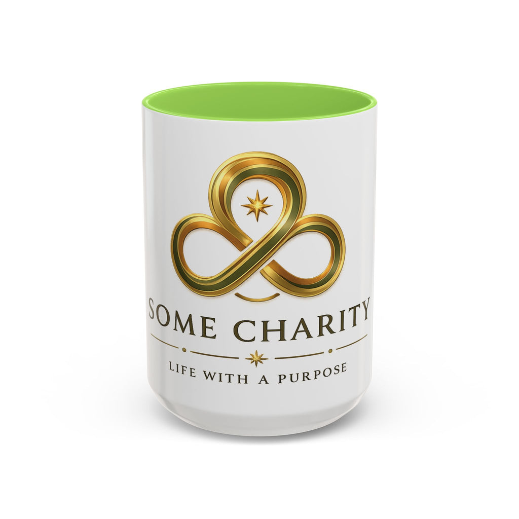 Charity Logo Coffee Mug (11oz/15oz) — 'Some Charity' Life With a Purpose
