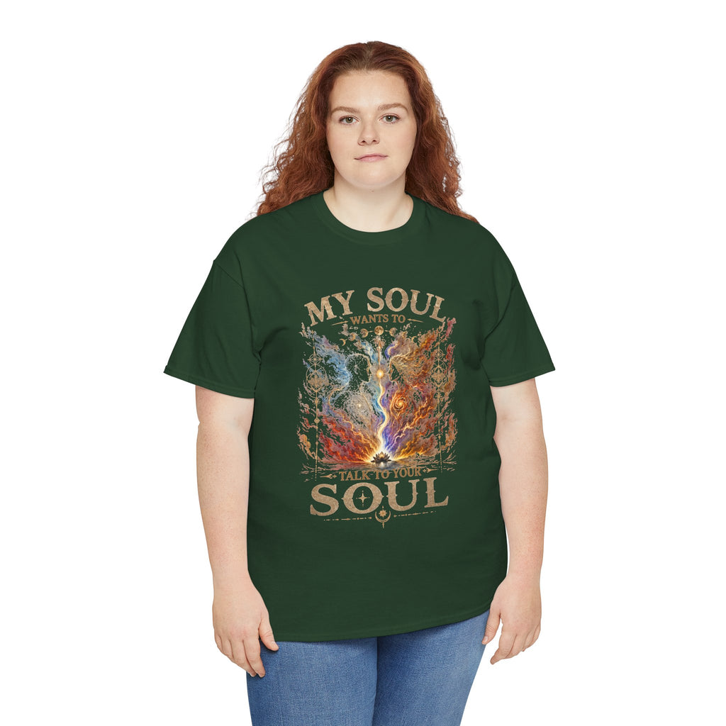 My Soul Wants To Wake My Soul T-Shirt — Spiritual Lightning Graphic Tee