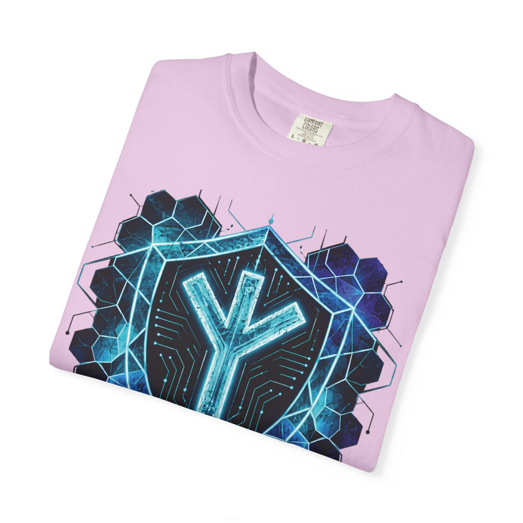 Algiz Rune Shield T-Shirt — Norse Protection Symbol Tee