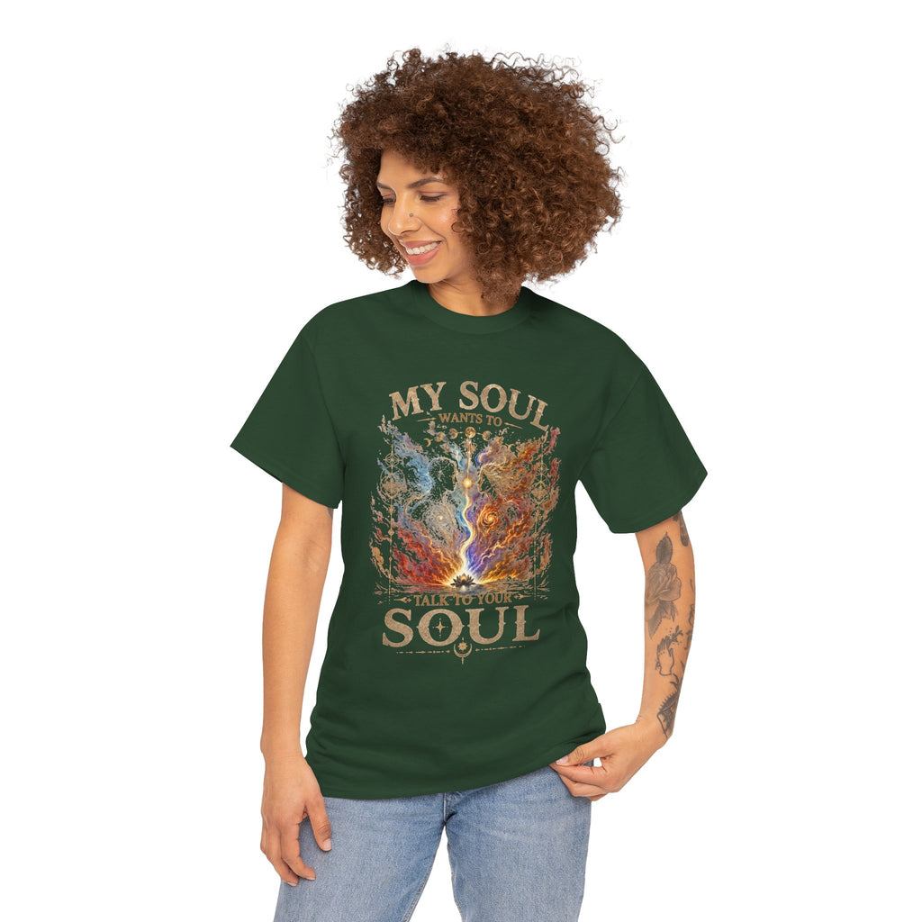 My Soul Wants To Wake My Soul T-Shirt — Spiritual Lightning Graphic Tee