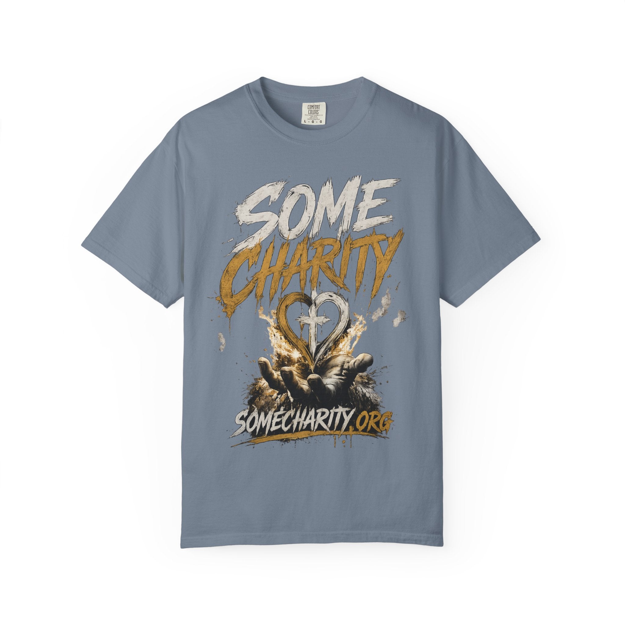 Some Charity Graphic T-Shirt — Heart Logo Fundraiser Tee