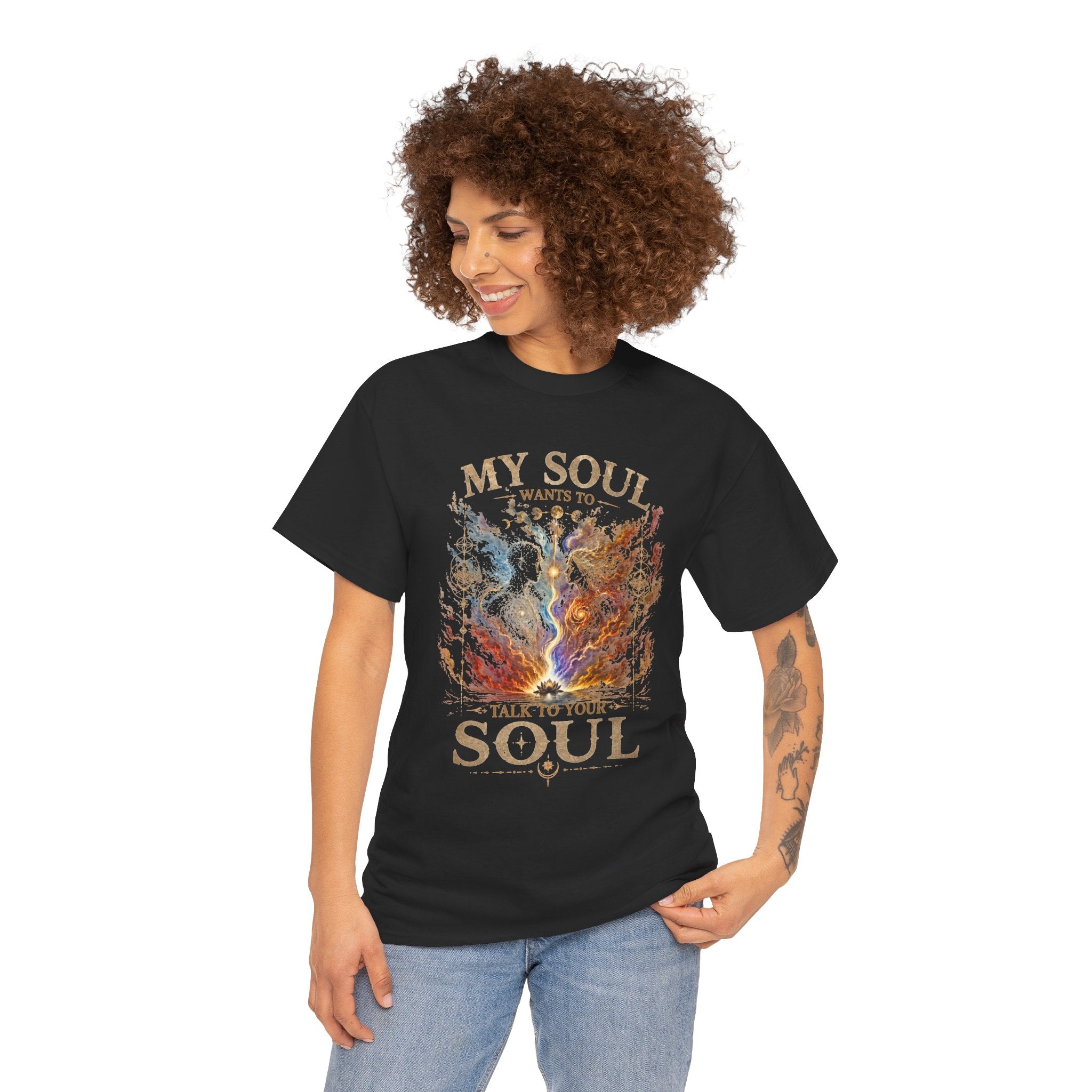 My Soul Wants To Wake My Soul T-Shirt — Spiritual Lightning Graphic Tee