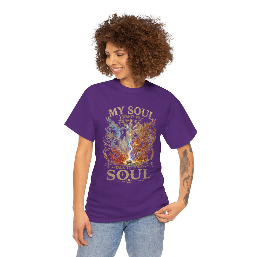 My Soul Wants To Wake My Soul T-Shirt — Spiritual Lightning Graphic Tee