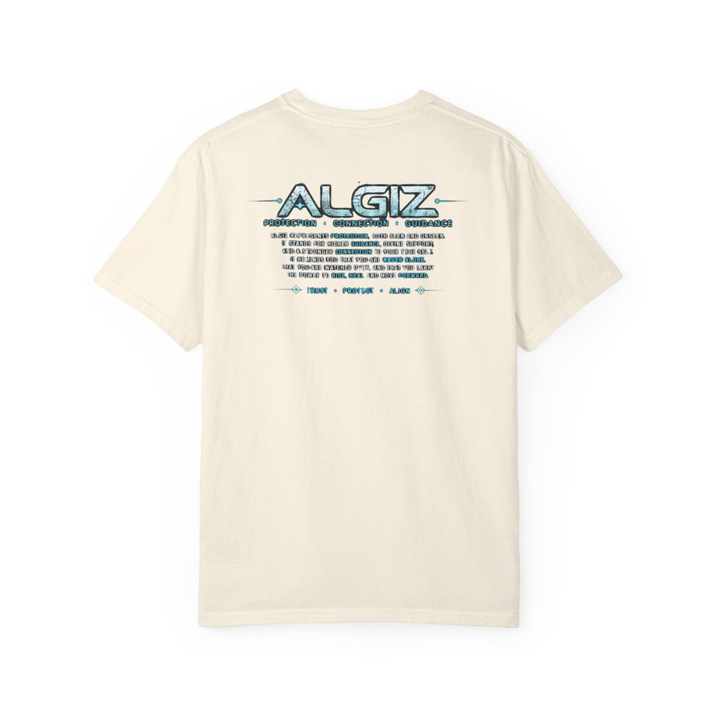 Algiz Rune Shield T-Shirt — Norse Protection Symbol Tee