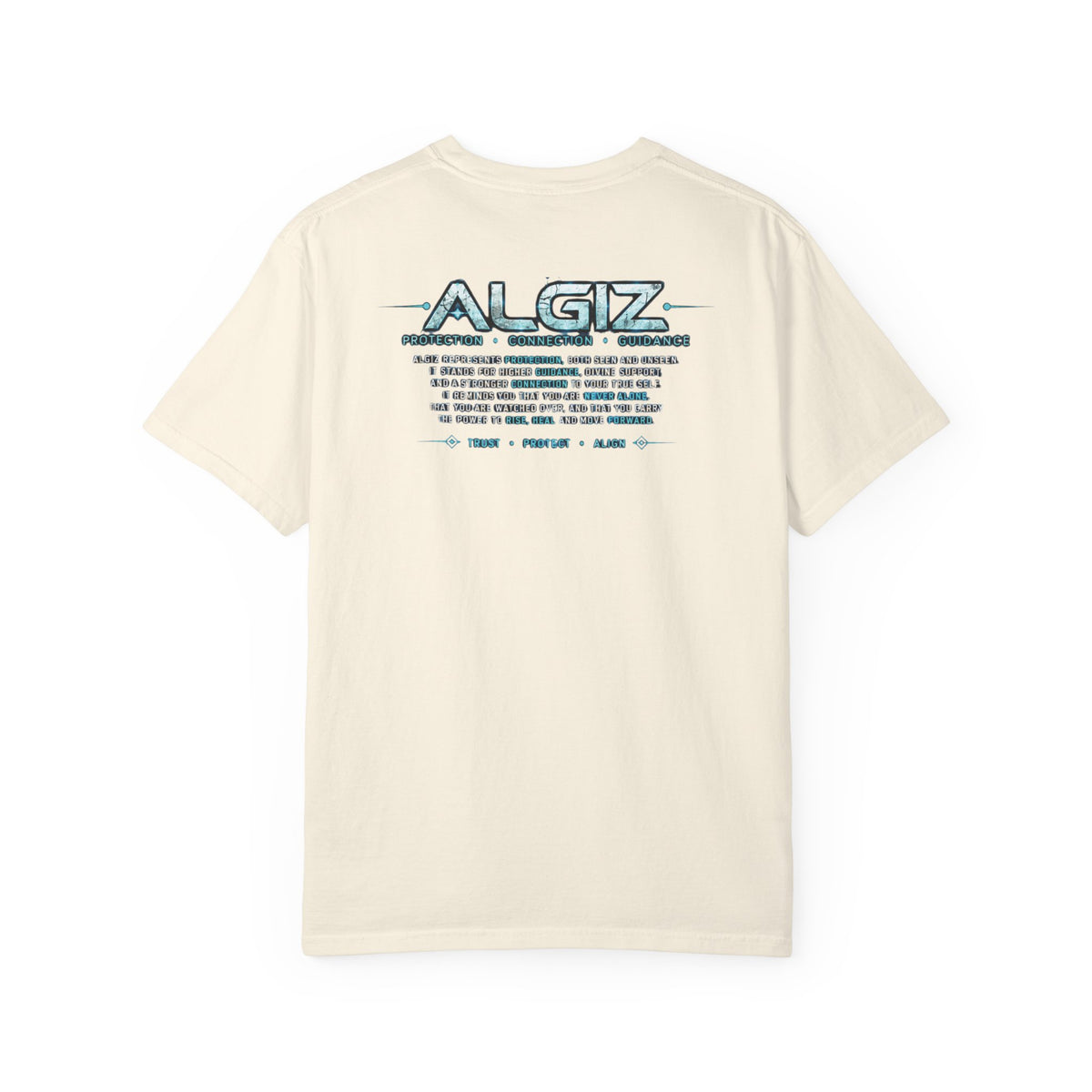 Algiz Rune Shield T-Shirt — Norse Protection Symbol Tee