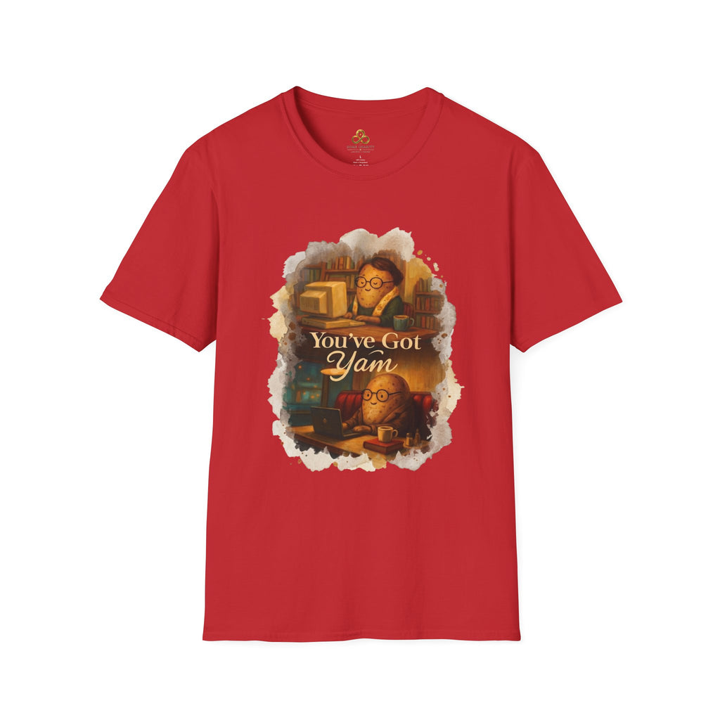 T-Shirt — Cozy Booklover Tee: "You've Got Mail" Vintage Library Design