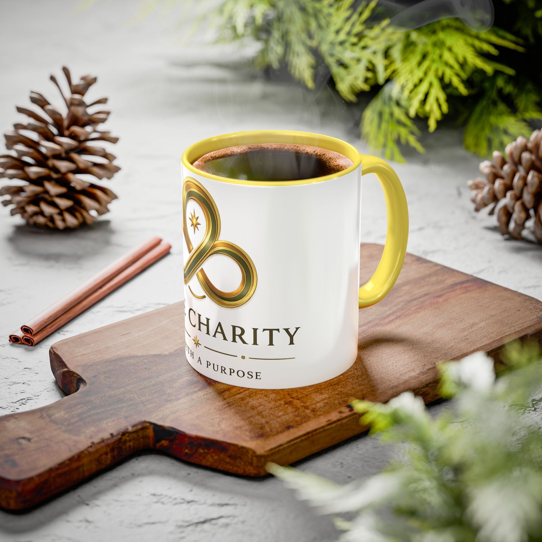 Charity Logo Coffee Mug (11oz/15oz) — 'Some Charity' Life With a Purpose