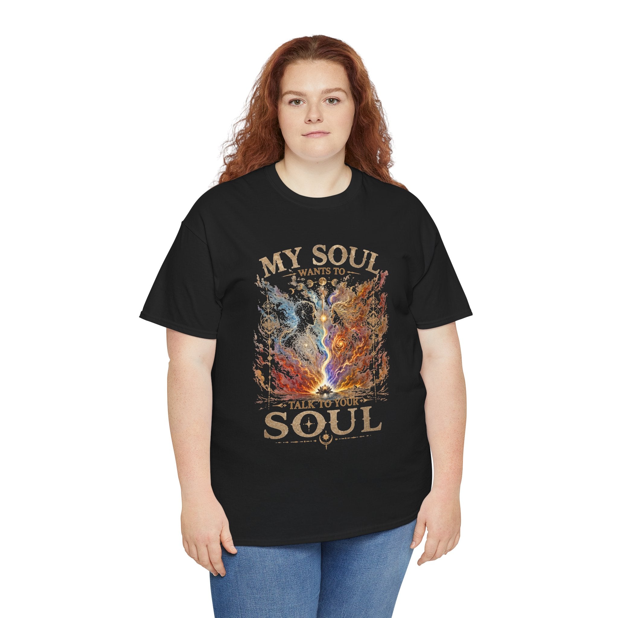 My Soul Wants To Wake My Soul T-Shirt — Spiritual Lightning Graphic Tee