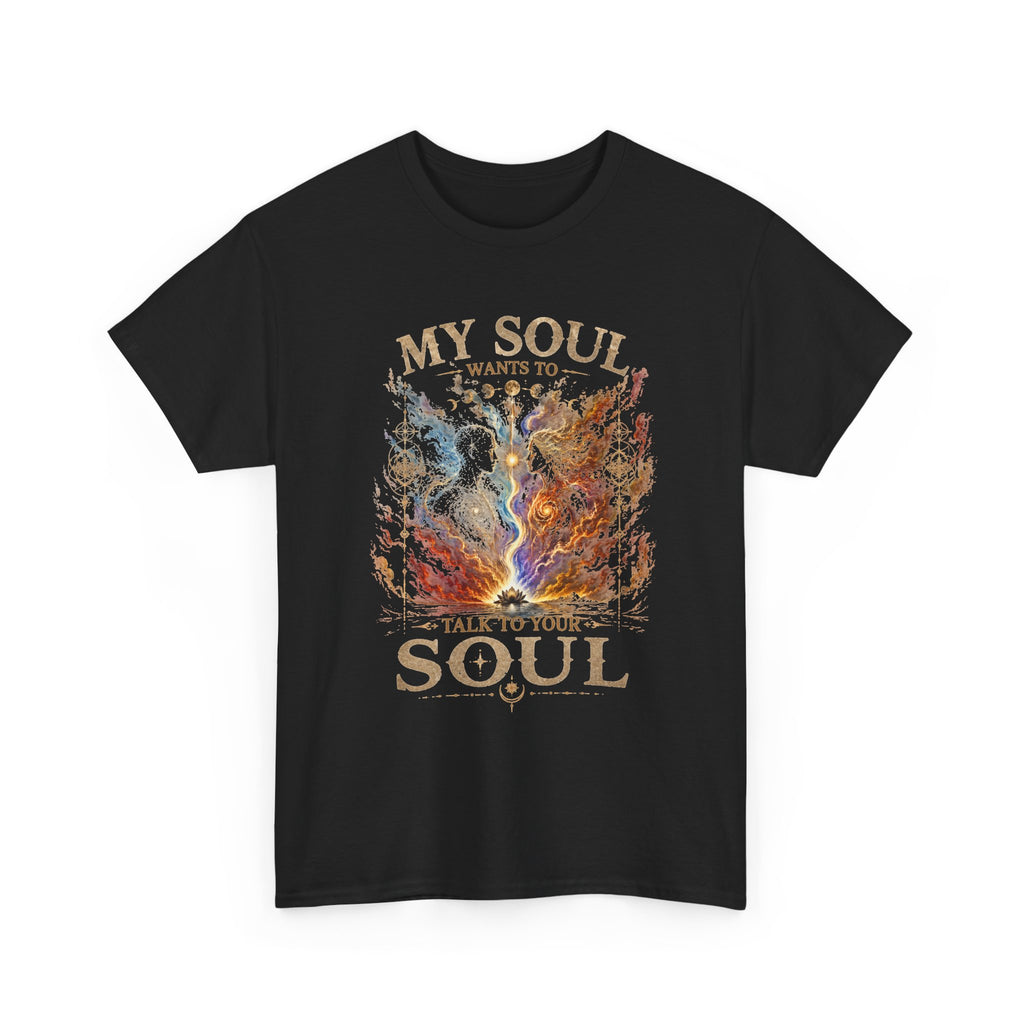 My Soul Wants To Wake My Soul T-Shirt — Spiritual Lightning Graphic Tee