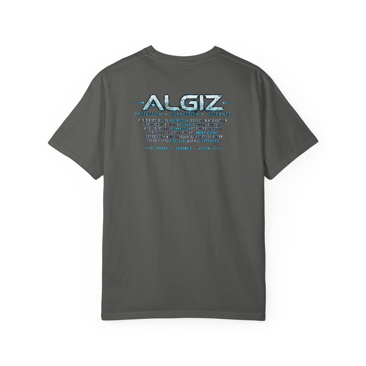 Algiz Rune Shield T-Shirt — Norse Protection Symbol Tee