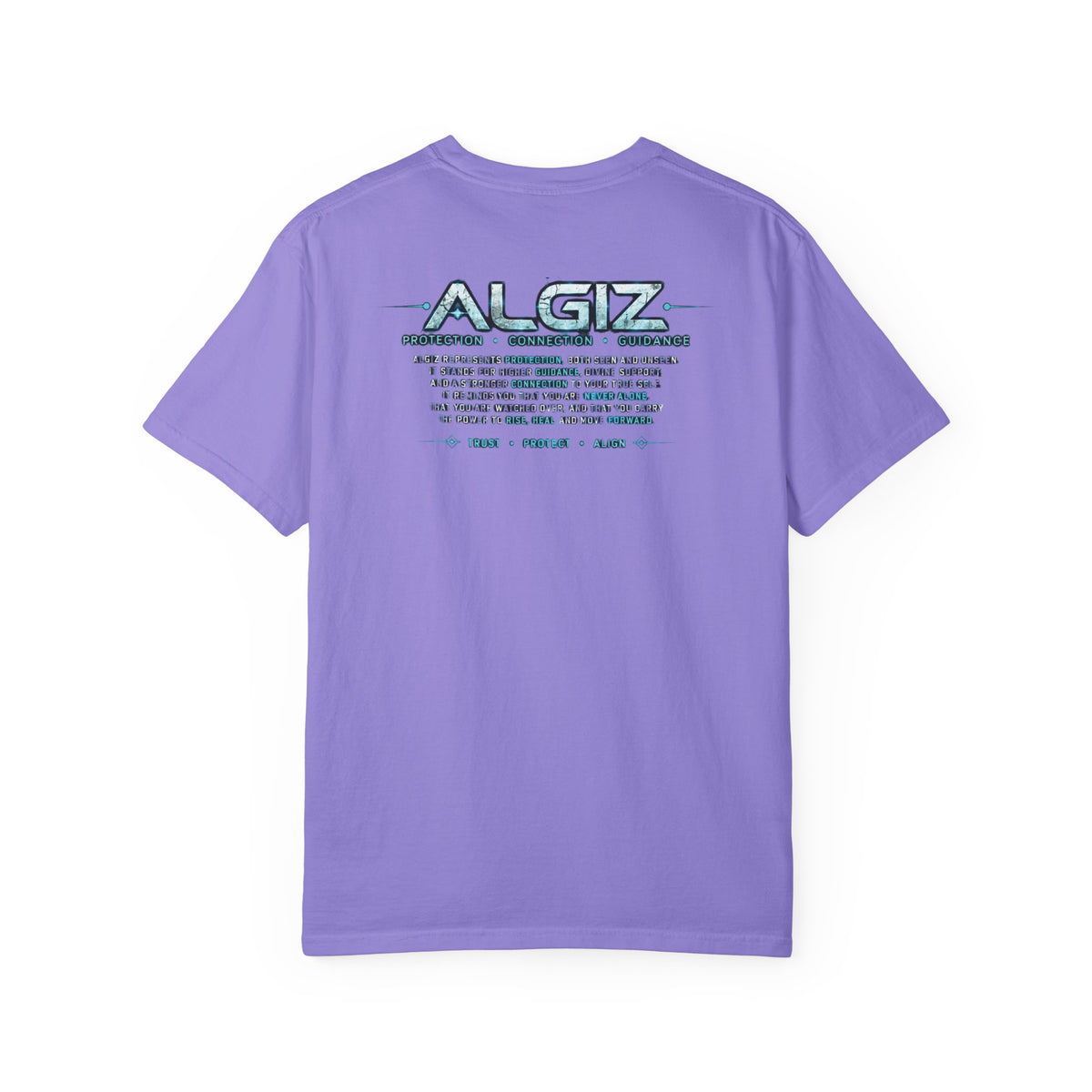 Algiz Rune Shield T-Shirt — Norse Protection Symbol Tee