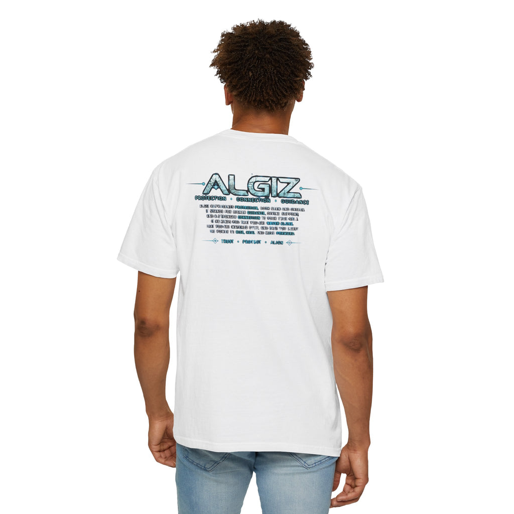 Algiz Rune Shield T-Shirt — Norse Protection Symbol Tee
