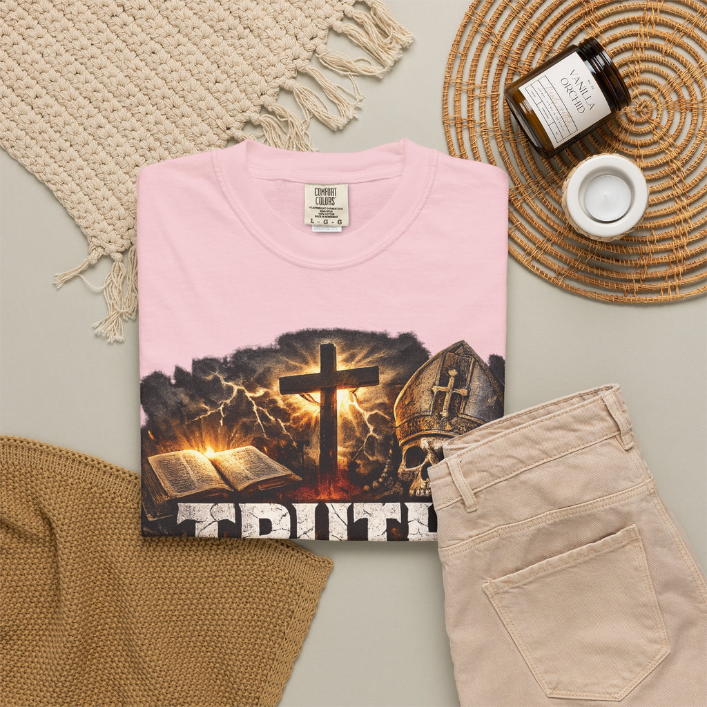Truth Over Tradition T-Shirt — Christian Cross Faith Tee (somecharity.org)