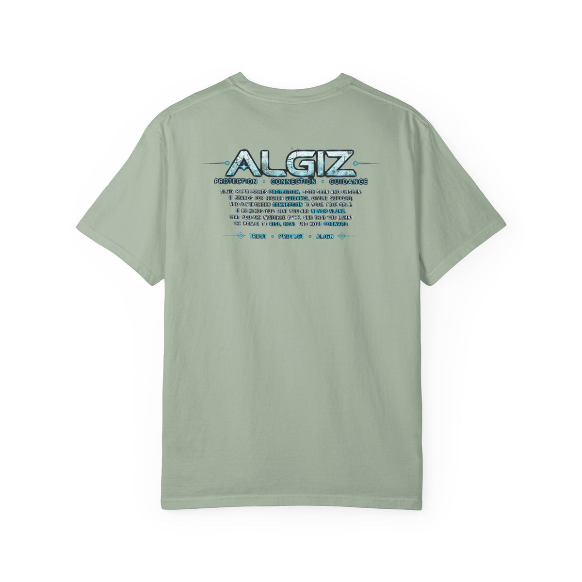 Algiz Rune Shield T-Shirt — Norse Protection Symbol Tee