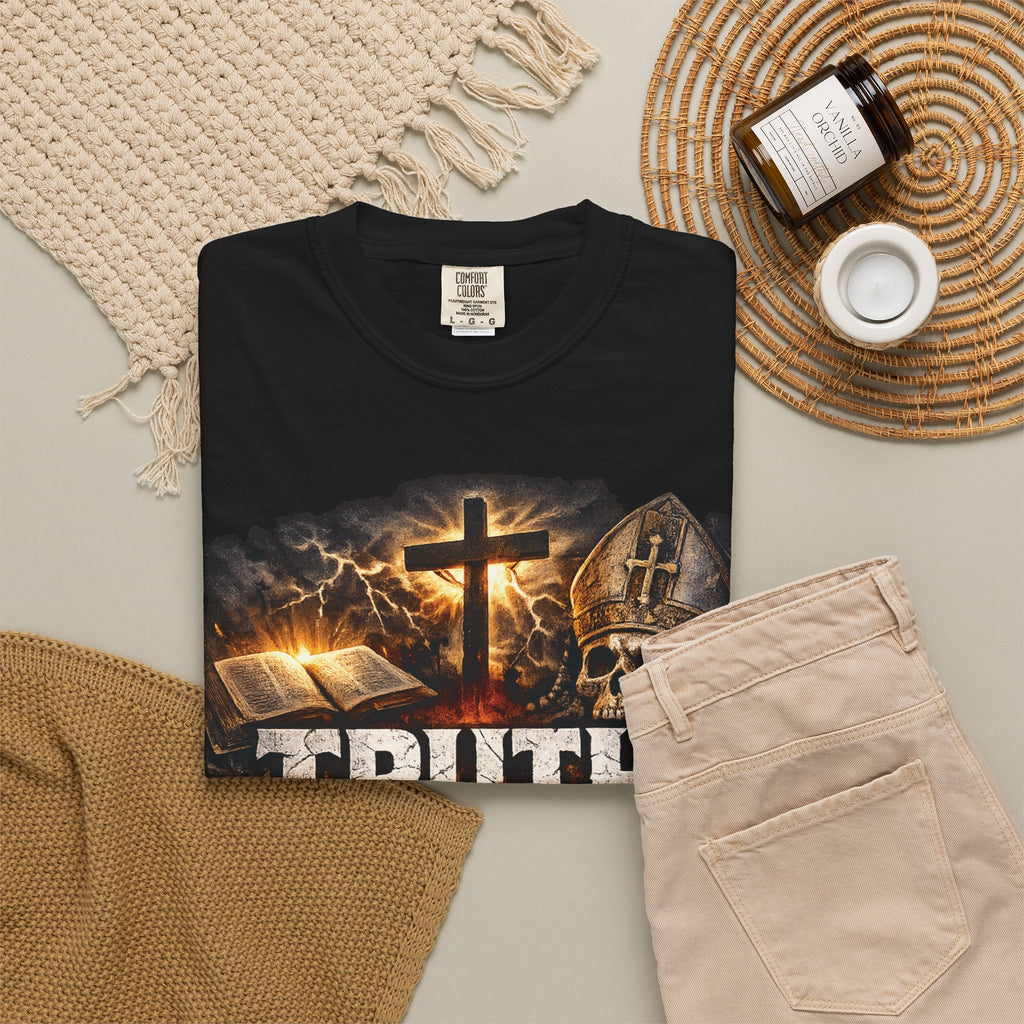 Truth Over Tradition T-Shirt — Christian Cross Faith Tee (somecharity.org)