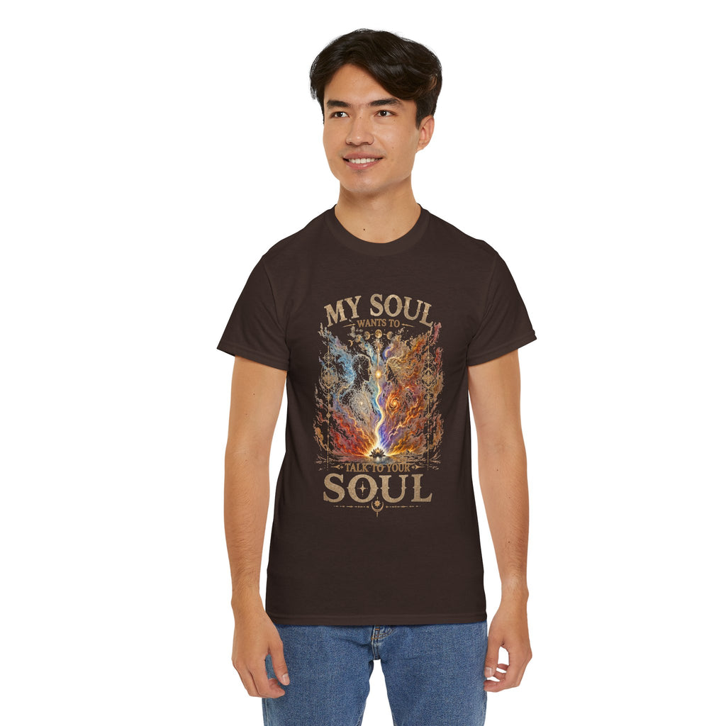 My Soul Wants To Wake My Soul T-Shirt — Spiritual Lightning Graphic Tee
