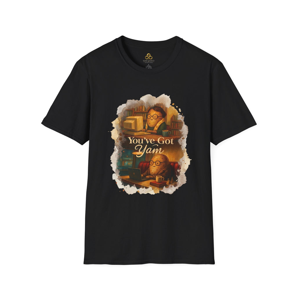 T-Shirt — Cozy Booklover Tee: "You've Got Mail" Vintage Library Design