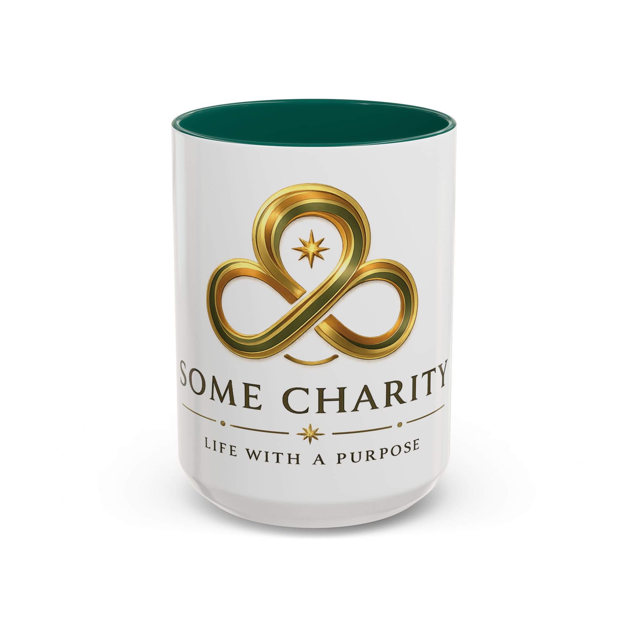 Charity Logo Coffee Mug (11oz/15oz) — 'Some Charity' Life With a Purpose