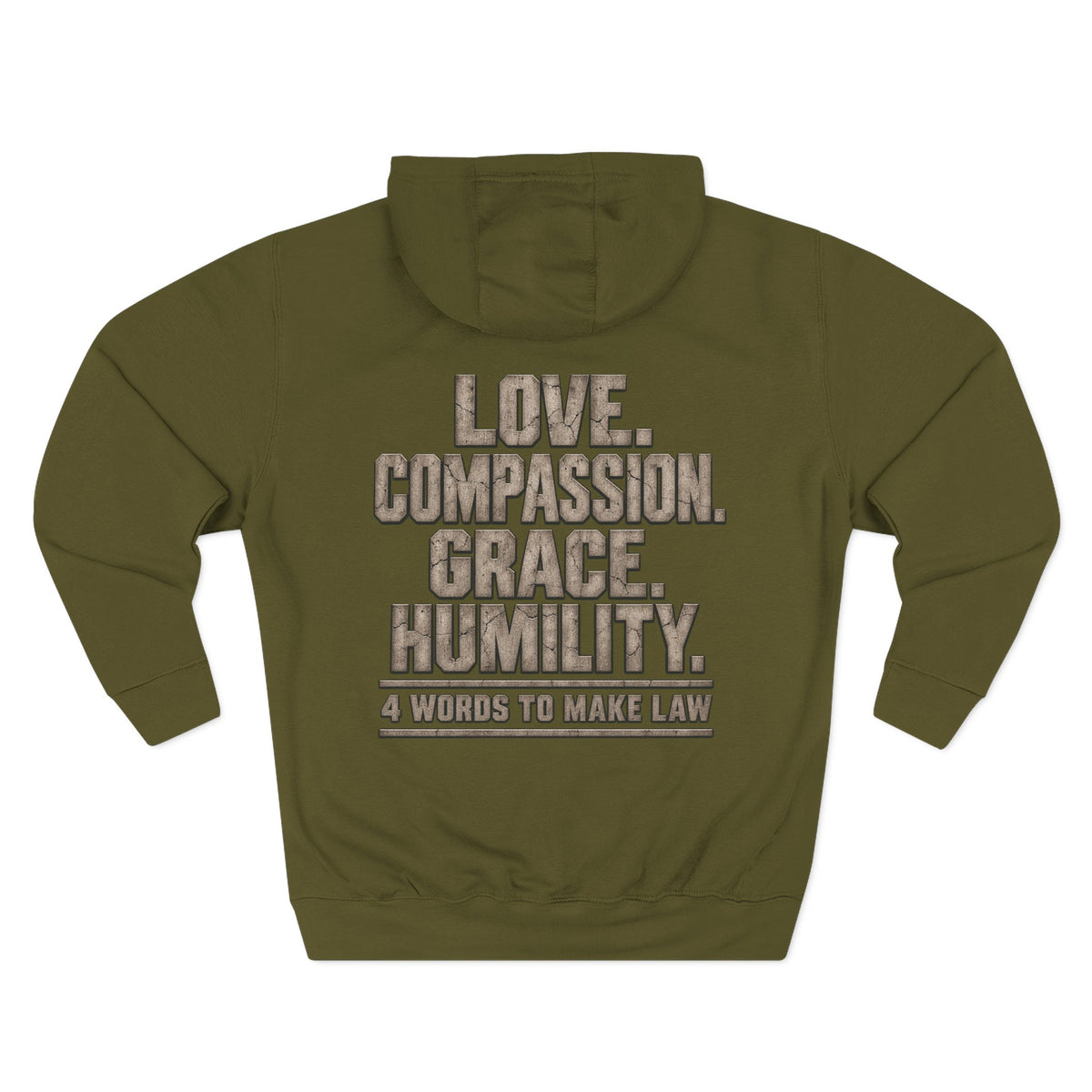 Love. Compassion. Grace. Humility. Hoodie