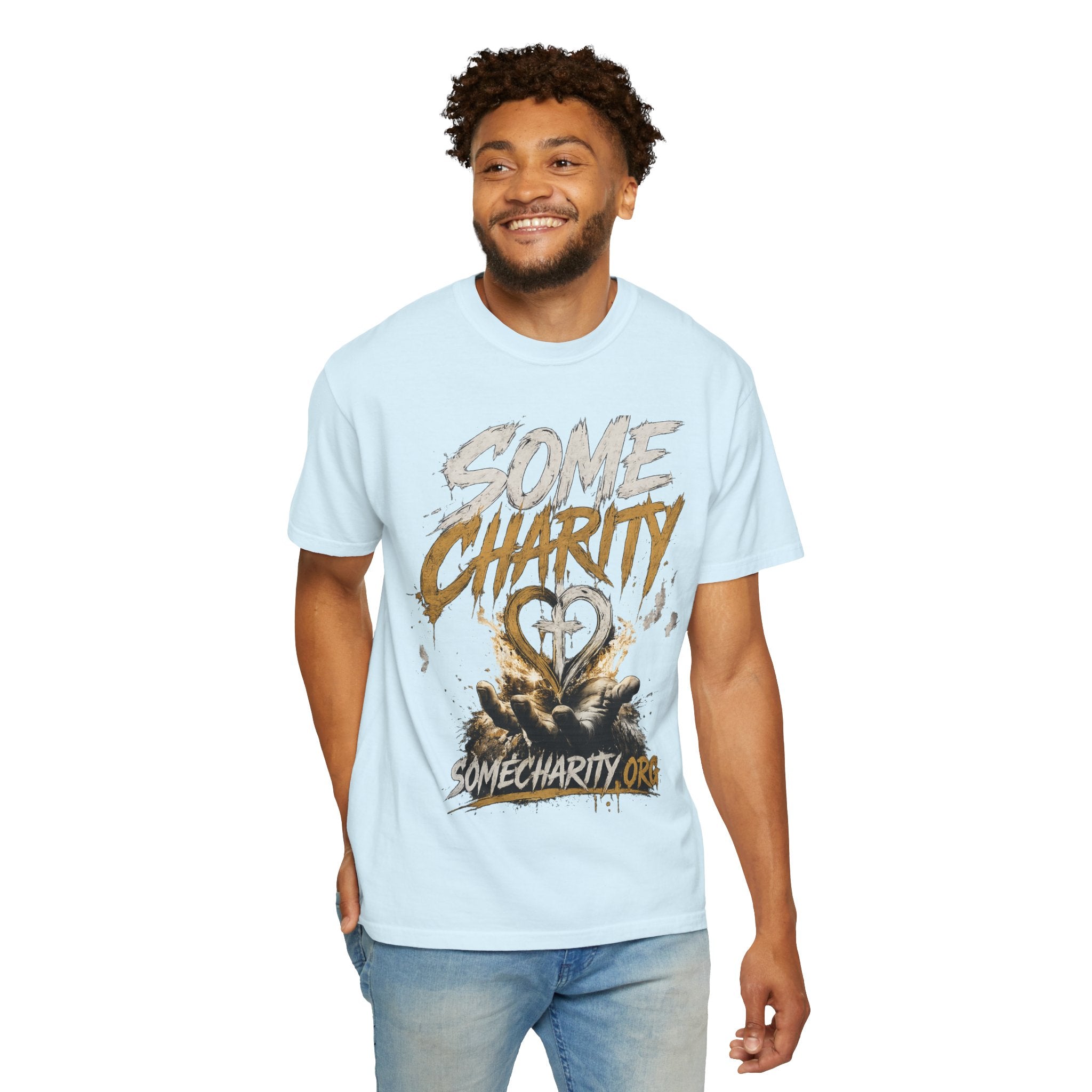 Some Charity Graphic T-Shirt — Heart Logo Fundraiser Tee