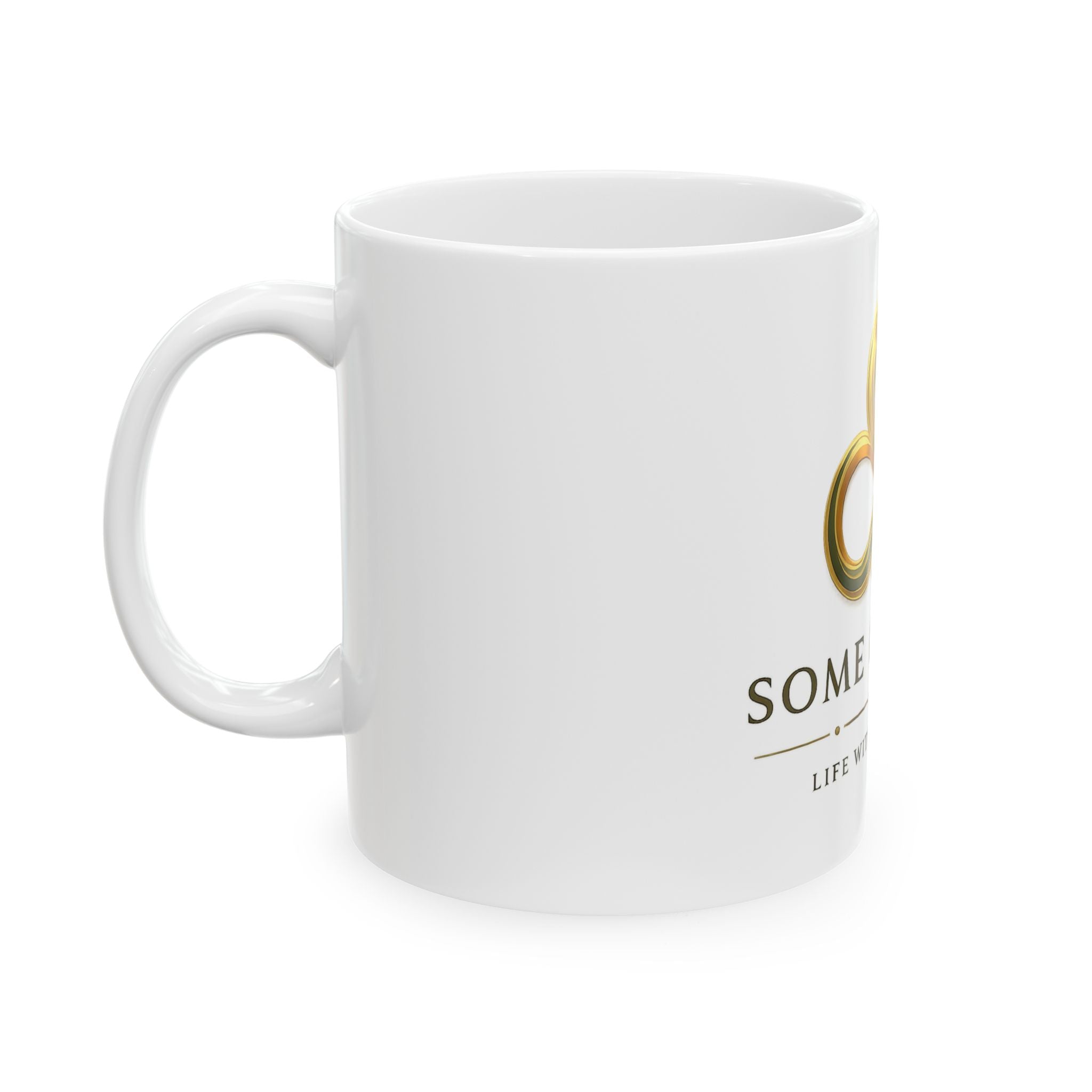 Some Charity Ceramic Mug — 'Life With a Purpose' Inspirational Coffee Cup