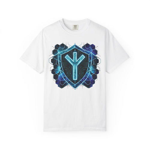 Algiz Rune Shield T-Shirt — Norse Protection Symbol Tee