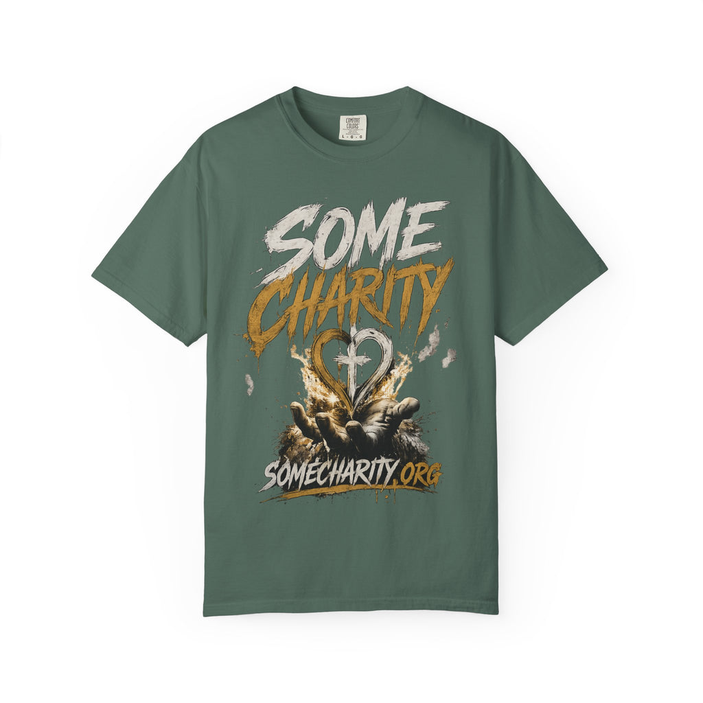 Some Charity Graphic T-Shirt — Heart Logo Fundraiser Tee