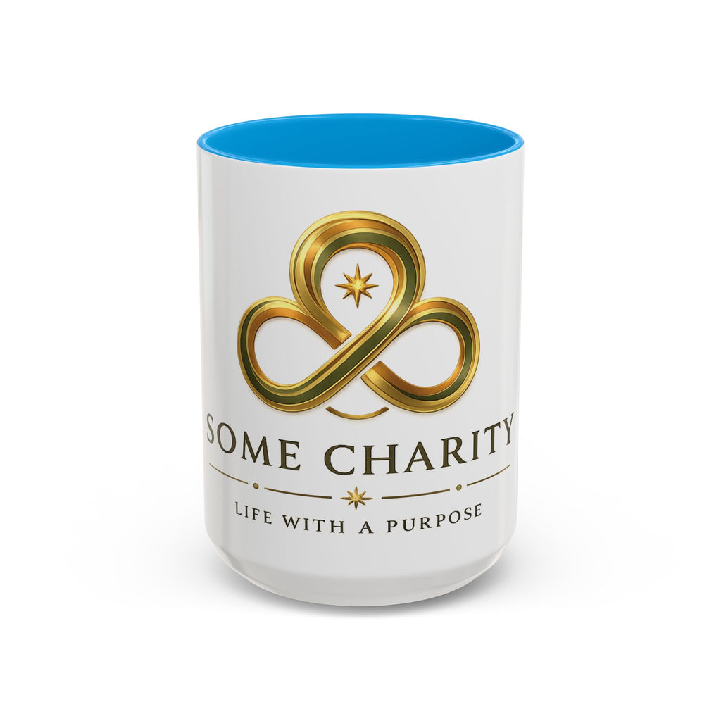 Charity Logo Coffee Mug (11oz/15oz) — 'Some Charity' Life With a Purpose