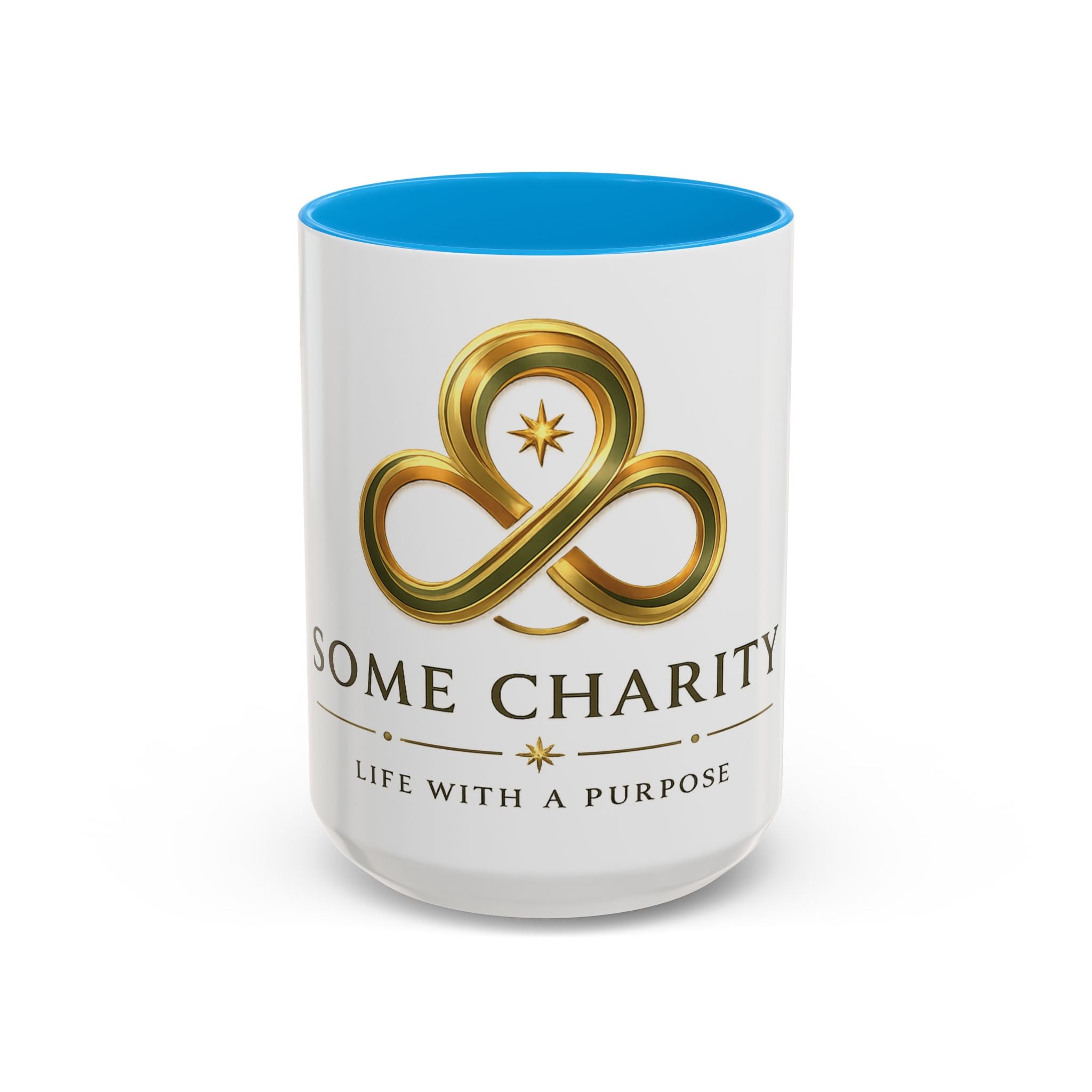 Charity Logo Coffee Mug (11oz/15oz) — 'Some Charity' Life With a Purpose