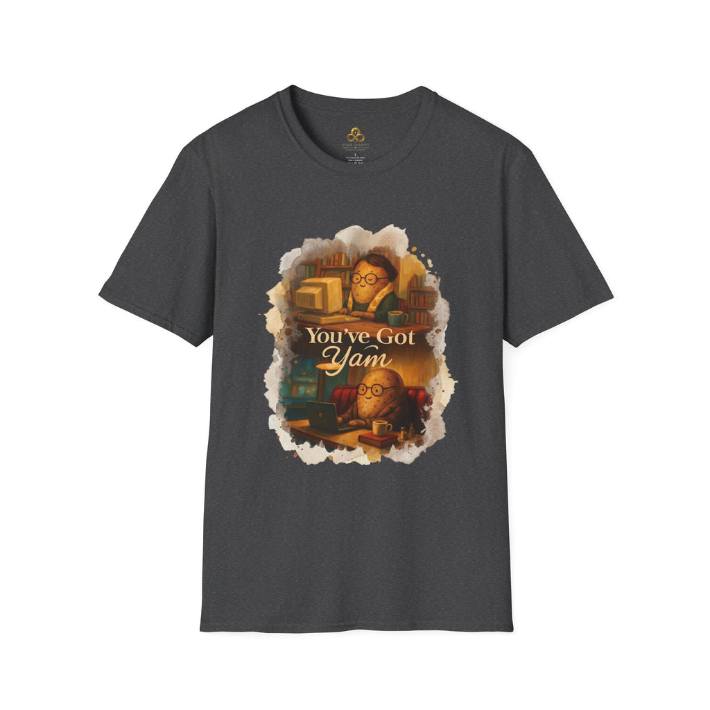 T-Shirt — Cozy Booklover Tee: "You've Got Mail" Vintage Library Design