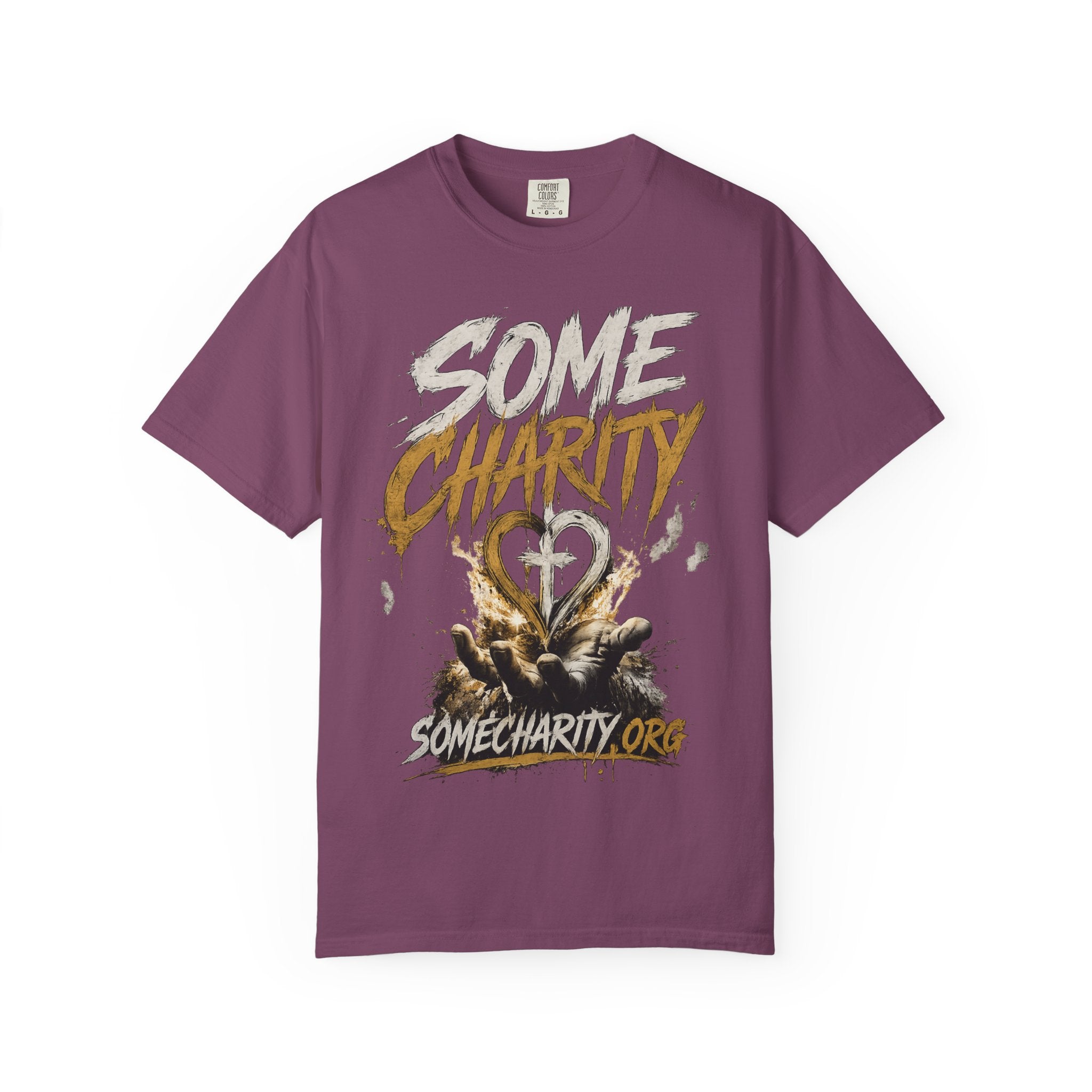 Some Charity Graphic T-Shirt — Heart Logo Fundraiser Tee