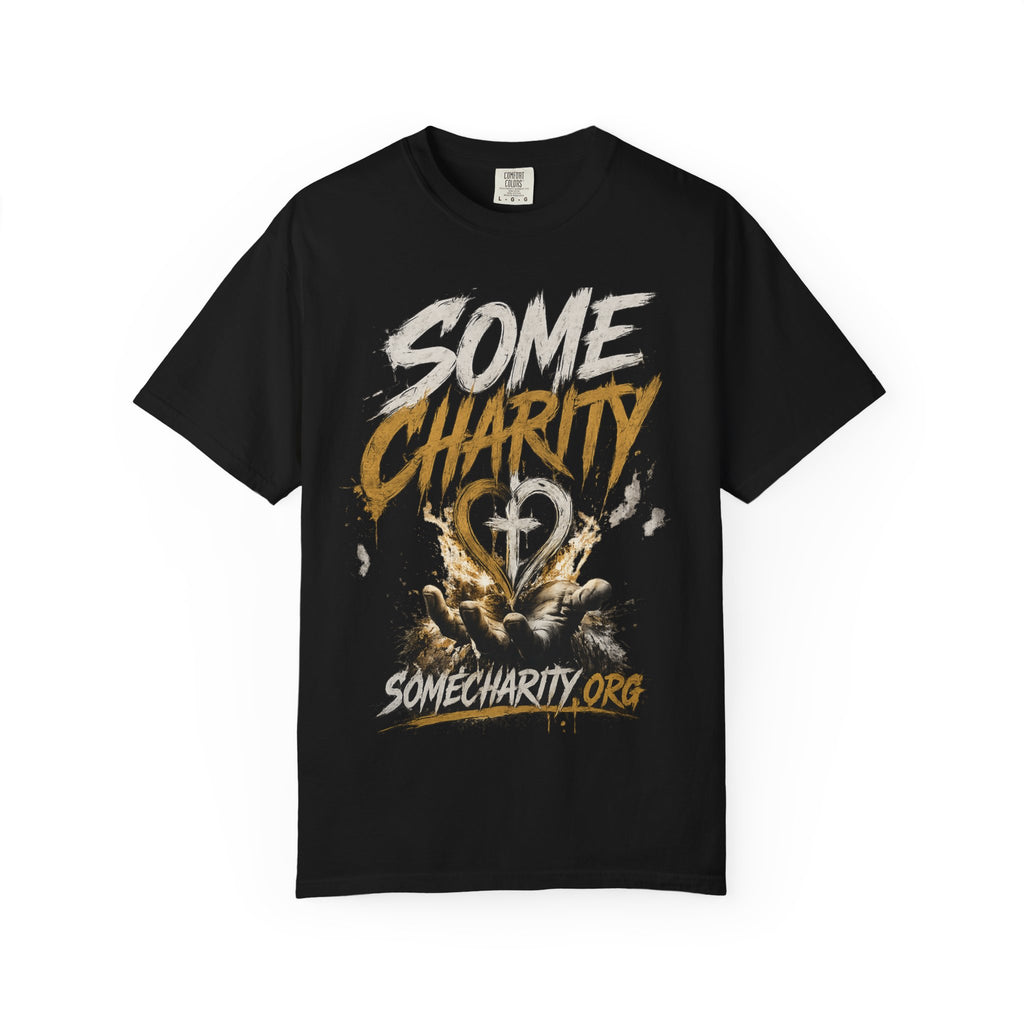 Some Charity Graphic T-Shirt — Heart Logo Fundraiser Tee