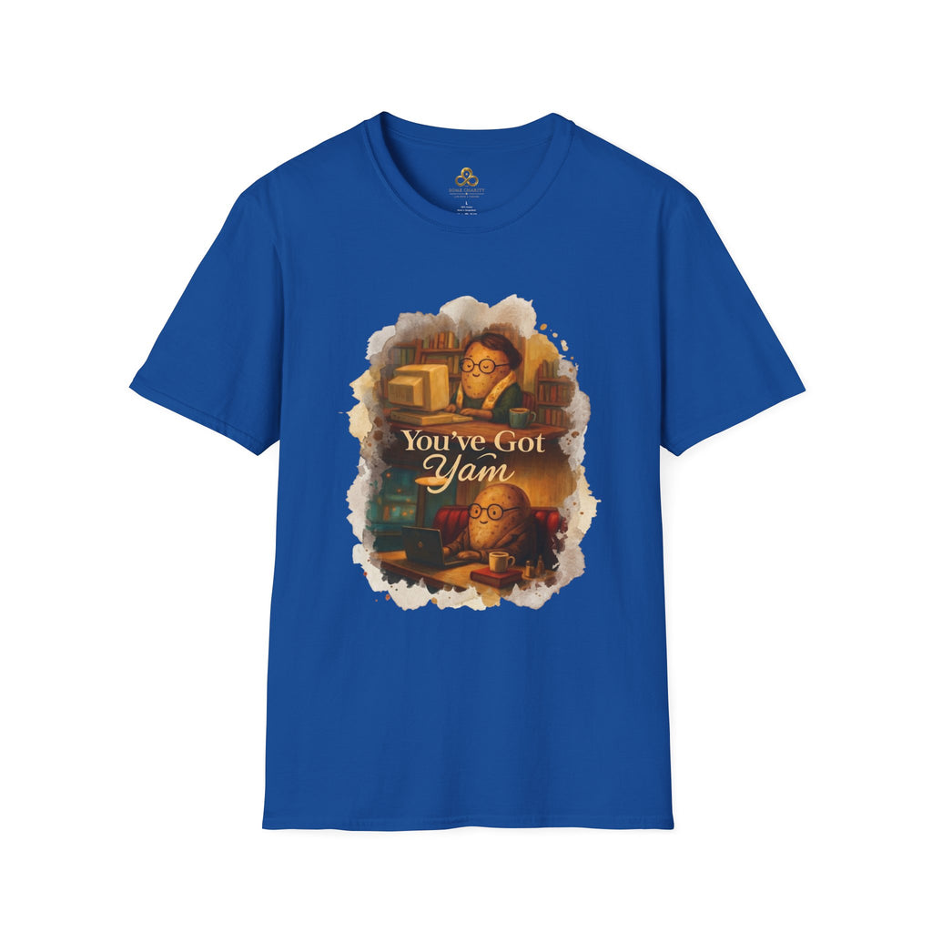 T-Shirt — Cozy Booklover Tee: "You've Got Mail" Vintage Library Design
