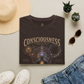 Consciousness Graphic Tee — Spiritual Geometry Meditation Shirt