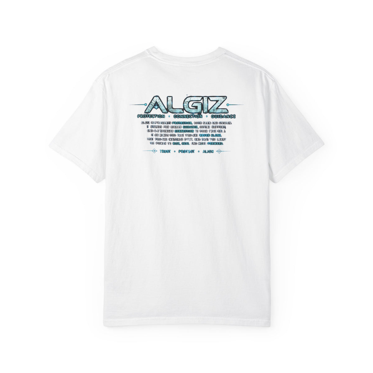 Algiz Rune Shield T-Shirt — Norse Protection Symbol Tee