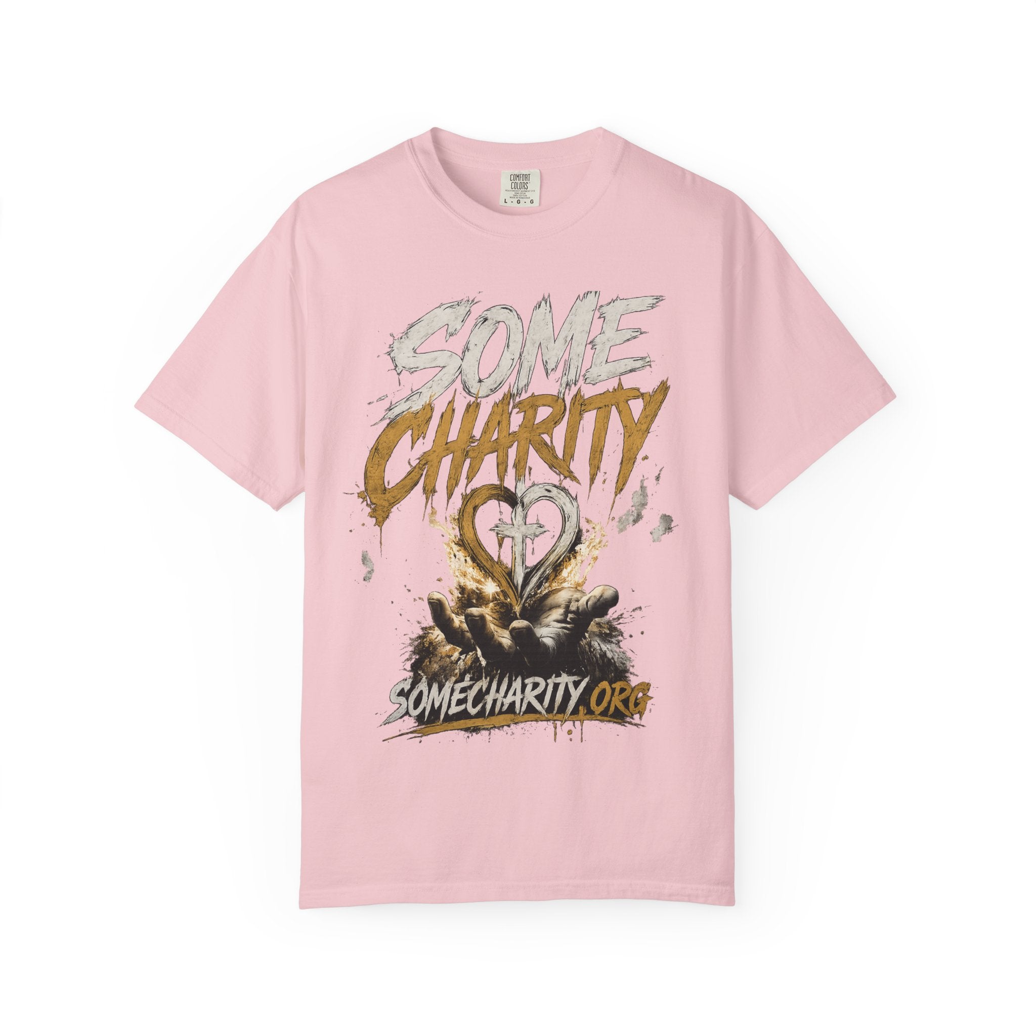 Some Charity Graphic T-Shirt — Heart Logo Fundraiser Tee